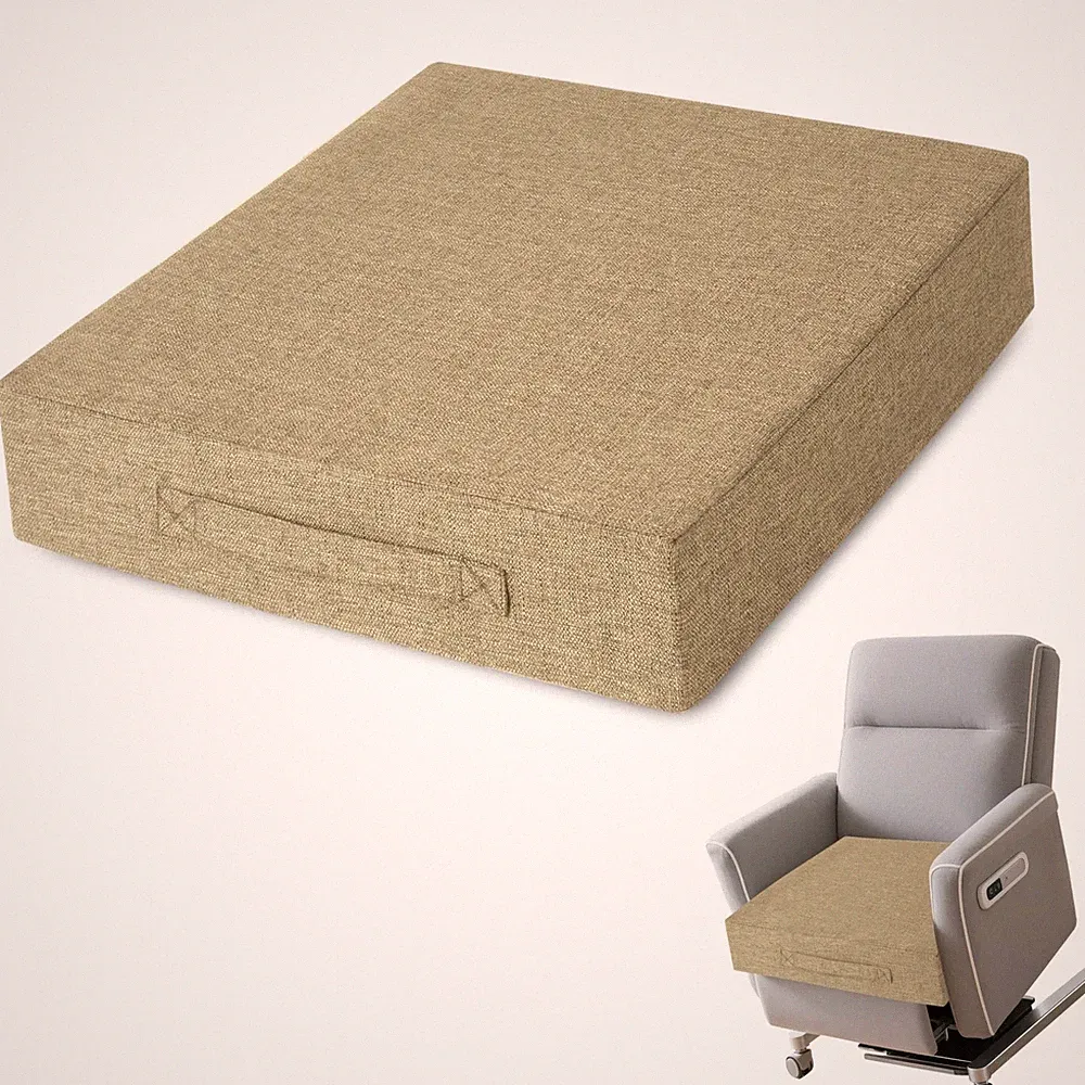 AddGrace Recliner Cushions for Elderly Thick Seat Cushion 20"x20"x4" Chair Pads