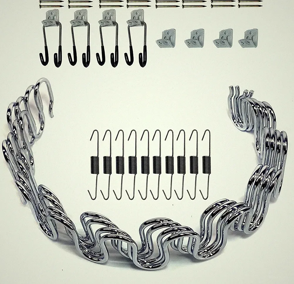 Kaupuar 18" 4Pcs Sofa Upholstery Spring Replacement Kit for Repair Couch