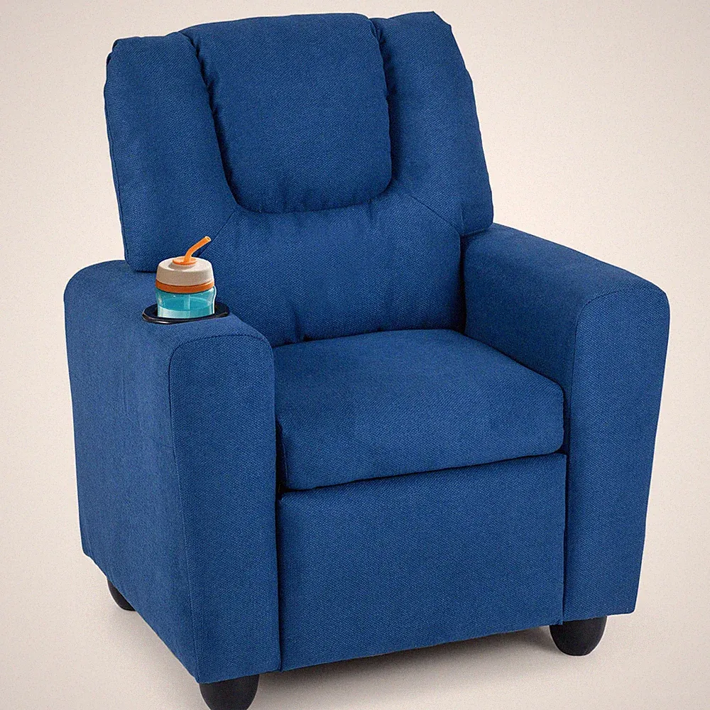 Kids Recliner with Cup ackrest & Footrest for Boys & GirlsHolder w/Adjustable B