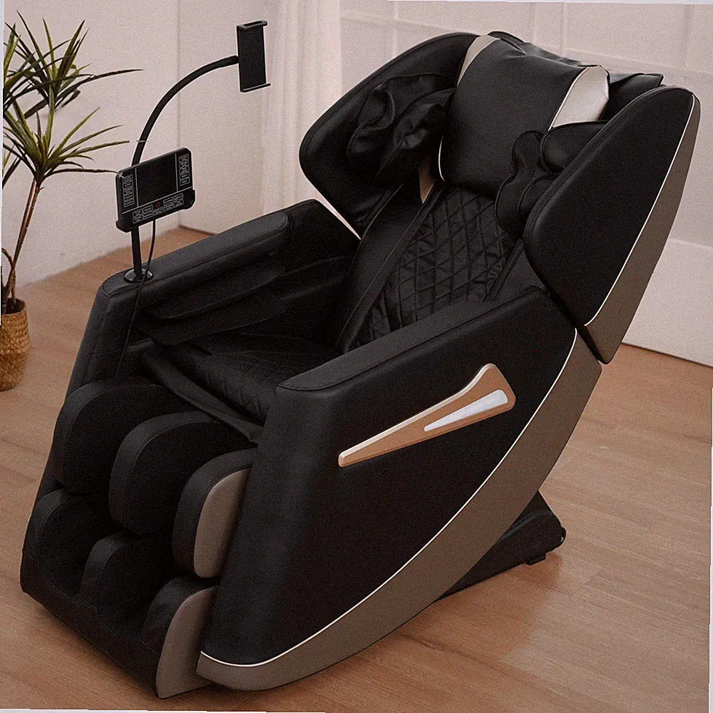 Massage Chair Recliner with Zero Gravity with Full Body Air Pressure Black