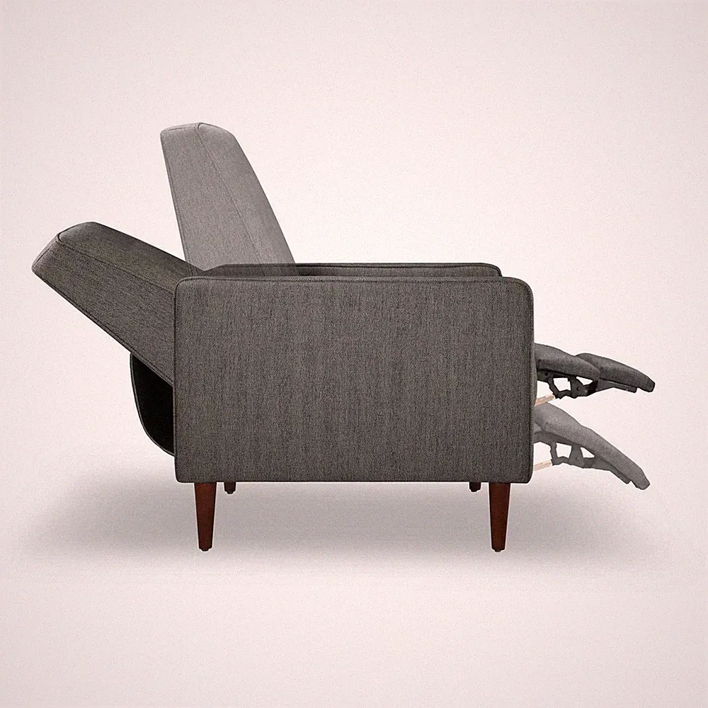 Pabst Push Back Recliner Contemporary Hand Crafted Living Room Furniture