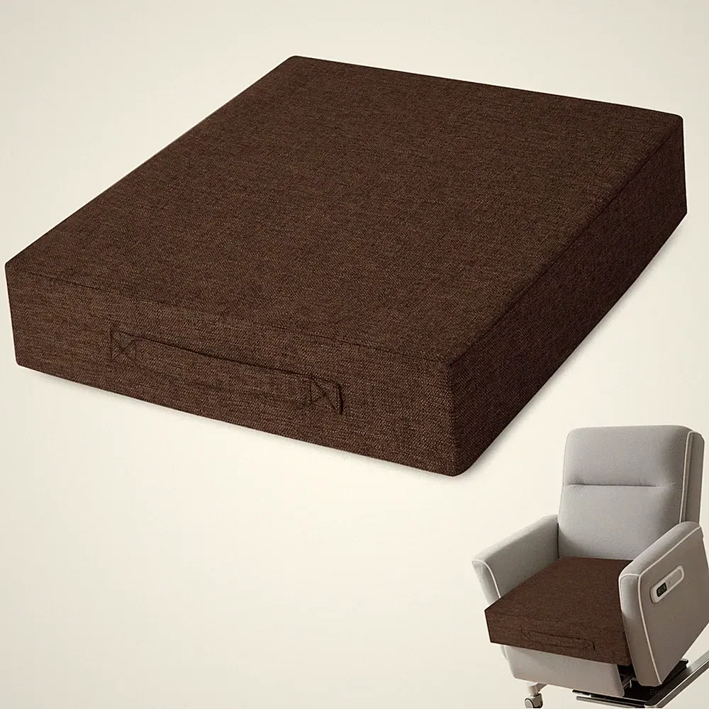 Recliner Cushions for Elderly Thick Seat Cushion 20"x20"x4" Chair Pads with N...