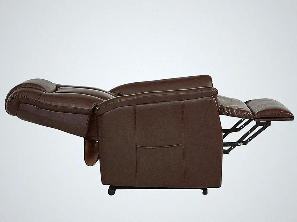 Serta Winston 592 Perfect Lay Flat Infinite Position Lift Chair Recliner Cognac